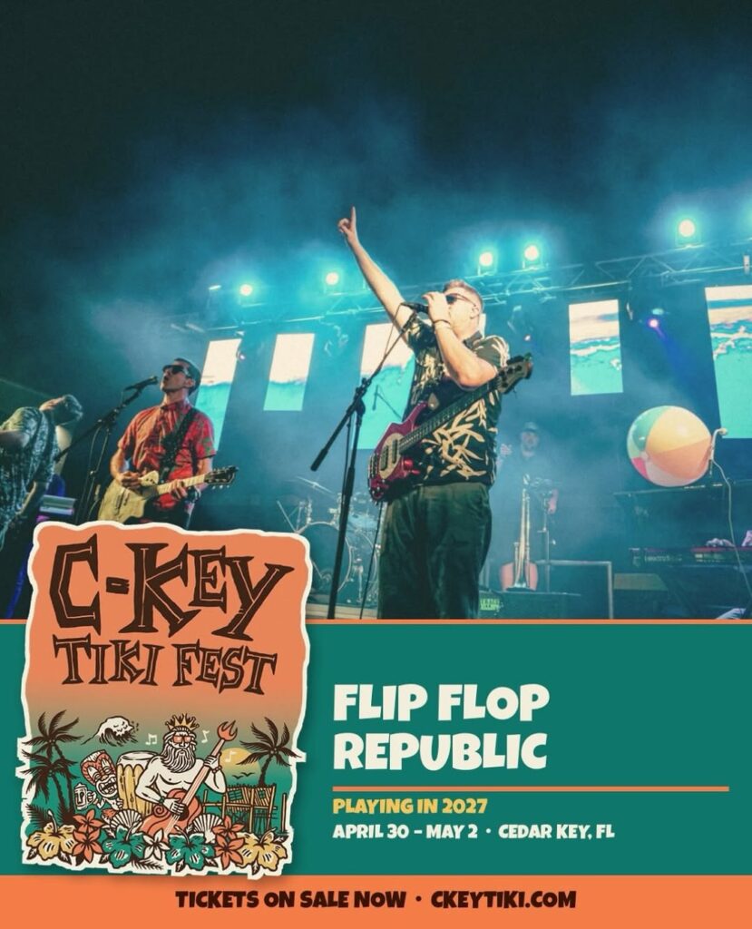 Flip Flop Republic playing C-Key Tiki Fest 2027